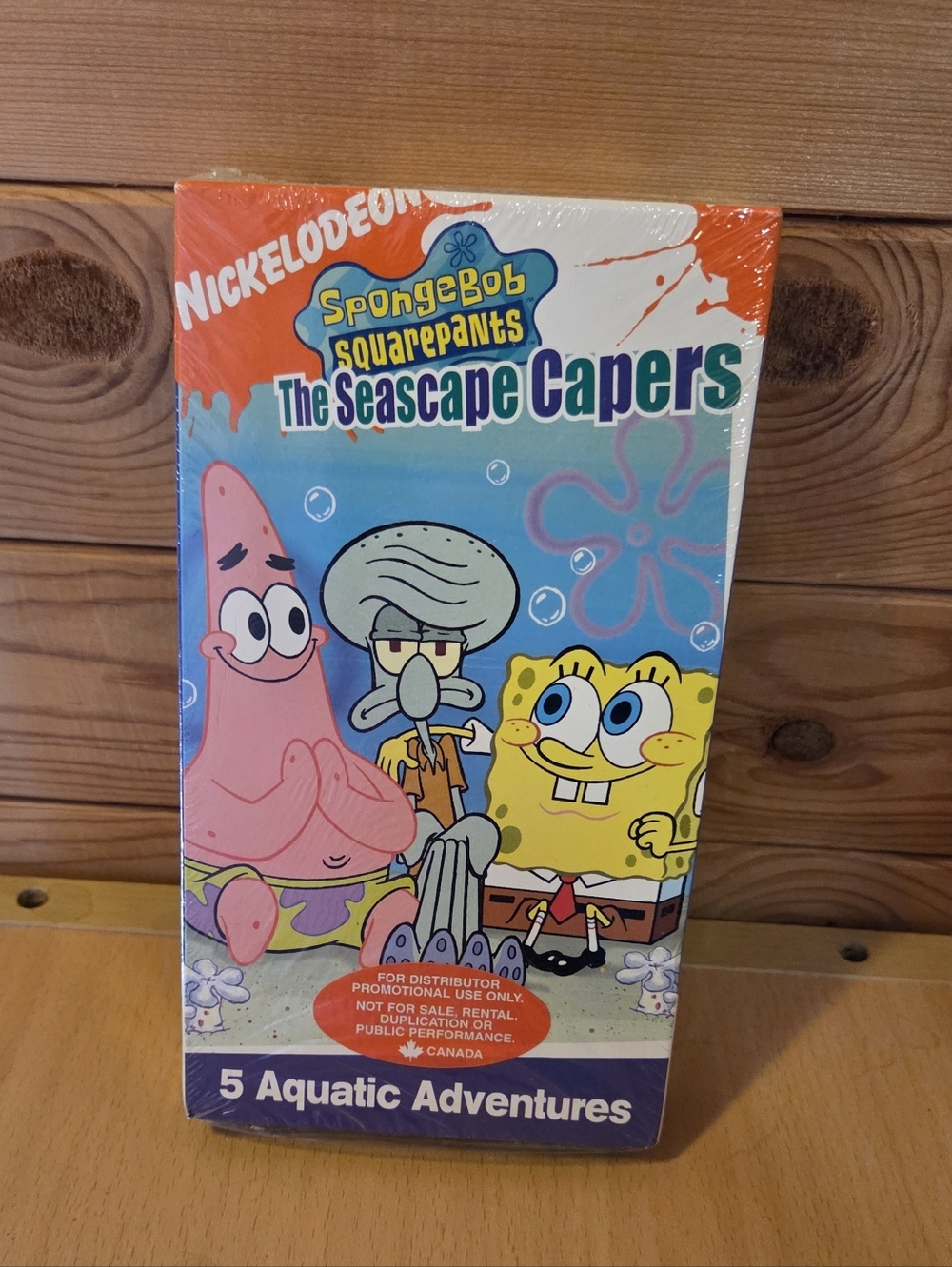 Nickelodeon SpongeBob SquarePants The Seascape Capers VHS - NEW Sealed